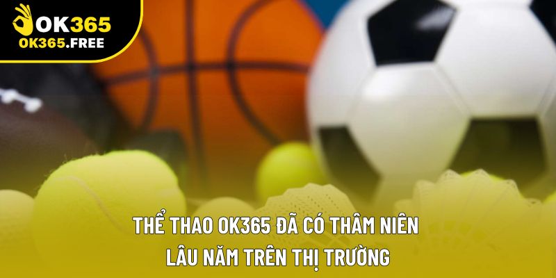 Thể thao OK365 đã có thâm niên lâu năm trên thị trường