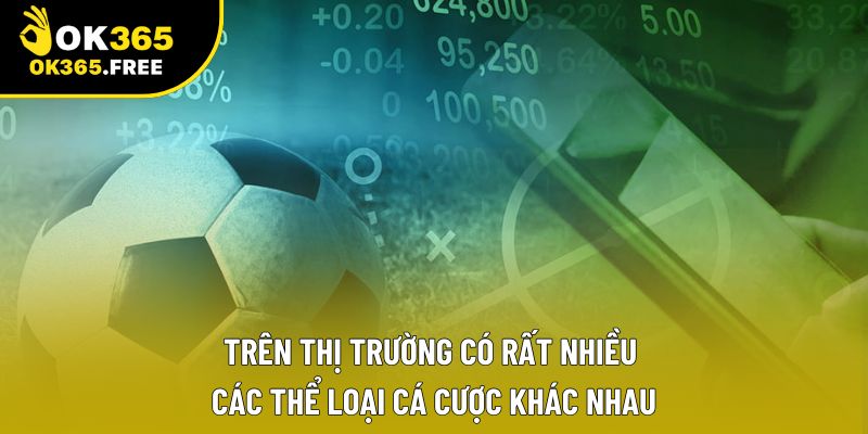 Trên thị trường có rất nhiều các thể loại cá cược khác nhau